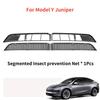 For Tesla Model Y Juniper 2025 Model 3 Highland 2025-2025 ABS Front Grill Guard Mesh Air Inlet Vent Cover Car Bumper Accessories