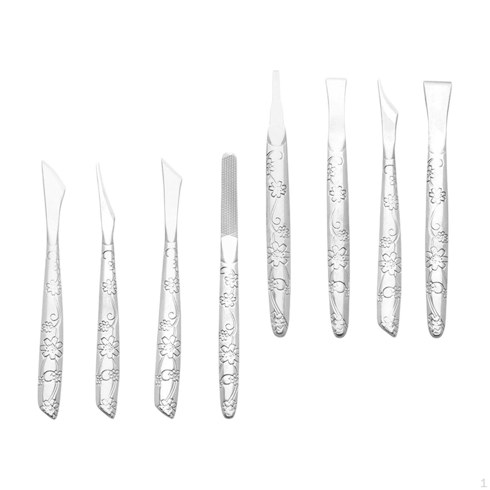 8x Leather Carving Knives Set Engraving Tools Professional Non Slip Handle Leathercraft Cutting Tool