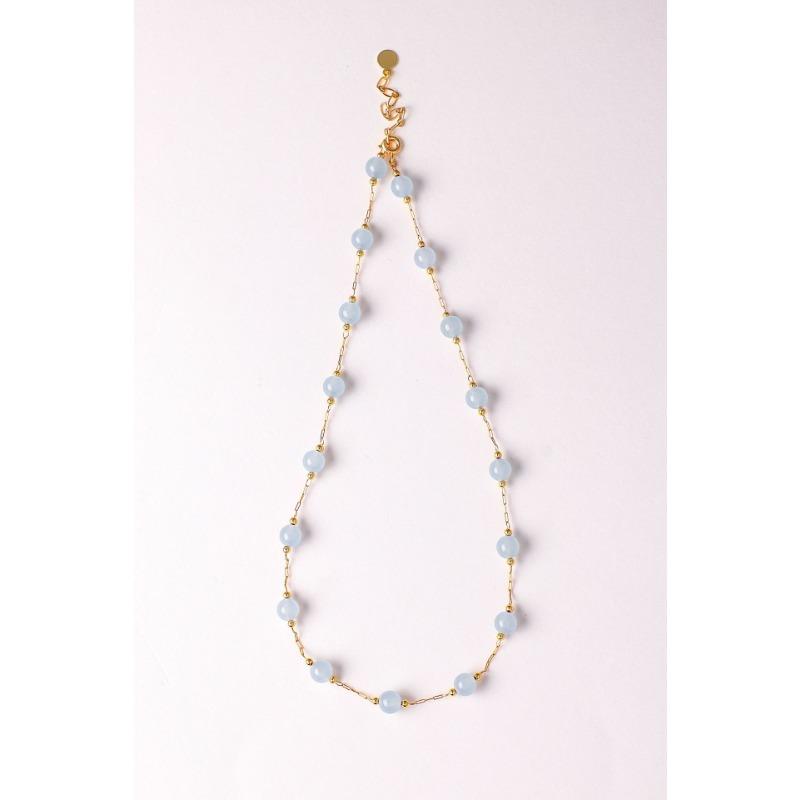 Women Light Luxury Minority Design Crystal Pearl Beaded Clavicle Necklace