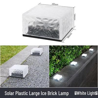 Solar-Eisstein-Dekorationslicht für den Außenbereich (2er Set)