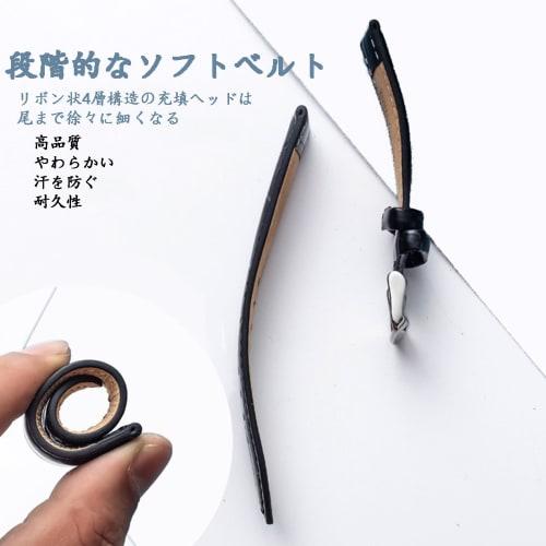 PUTCENDI Replacement Leather Watch Strap, 10mm, 12mm, 14mm, 16mm, 18mm, 20mm, 22mm, 24mm, 6 Colors, Includes Tool and Box (Pink, 22mm)