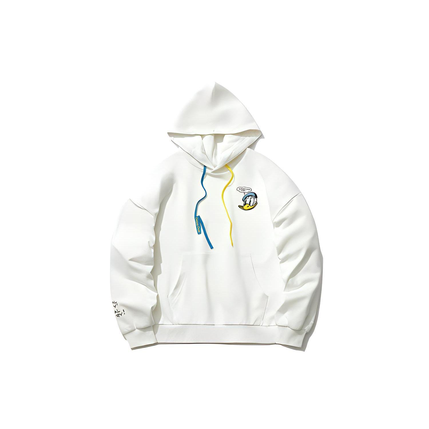 

Женский пуловер с капюшоном Li-Ning X Disney Donald Duck, белый AWDR494-1 L