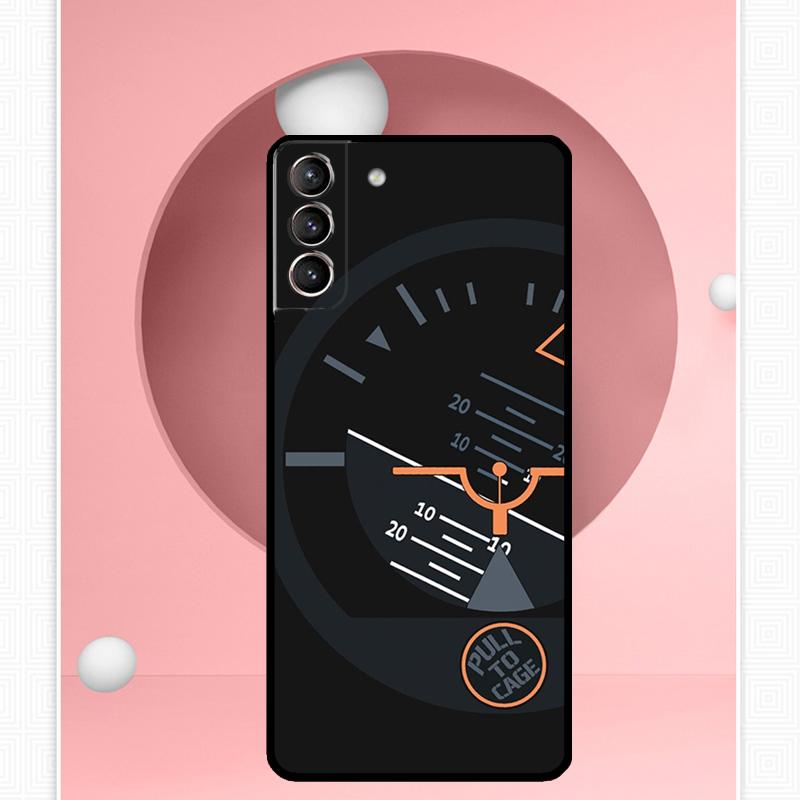 Flight Instruments Case For Samsung Galaxy S22 S23 S24 Ultra Note 20 10 S8 S9 S10 Plus S21 S20 FE Soft Cover