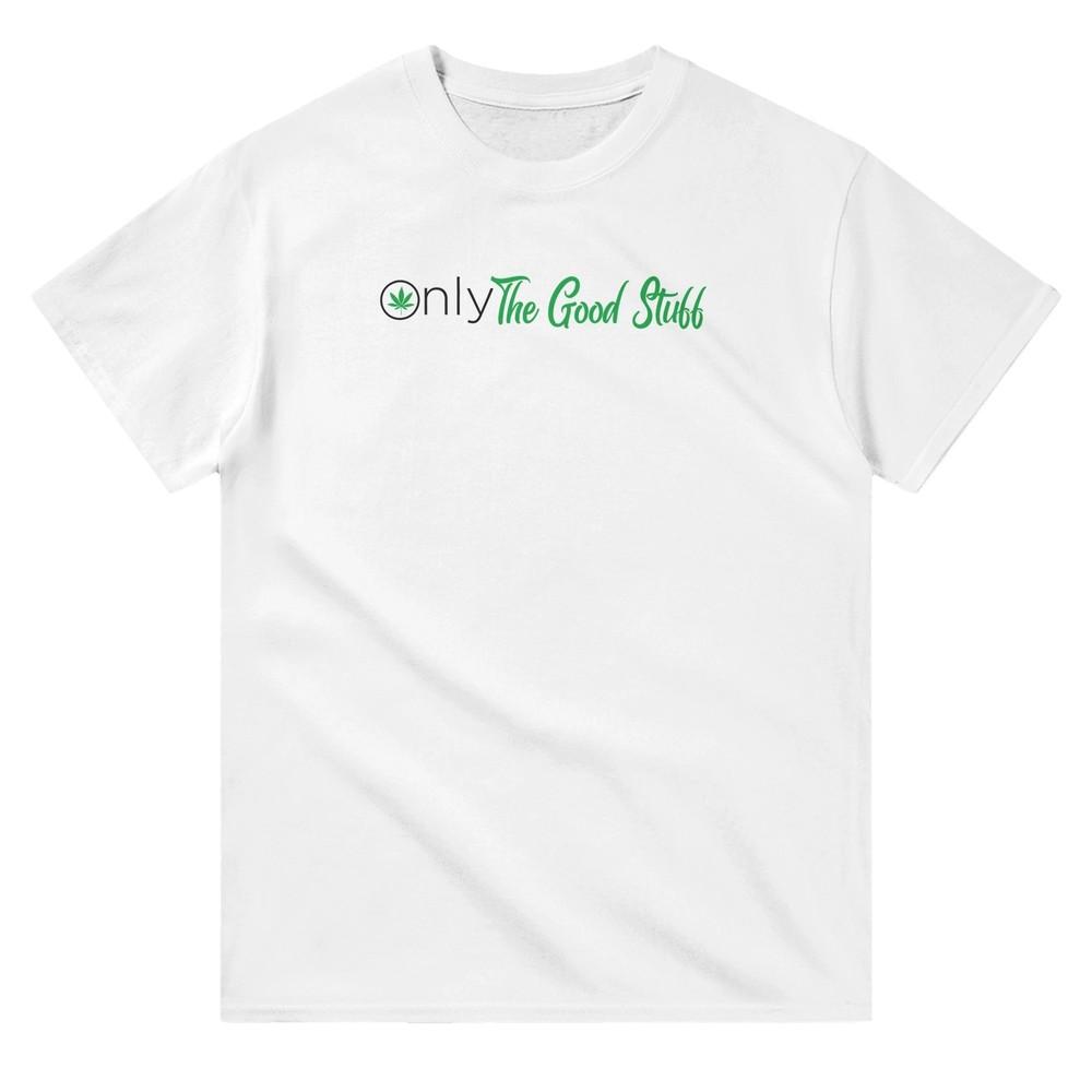 Only The Good Stuff 420 Heavyweight Cotton T-Shirt - Classic Fit, Durable & Rela Unisex T-Shirt XXXL