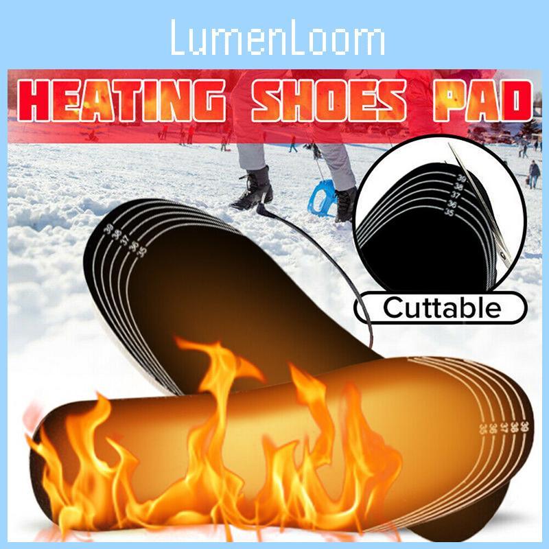 Comfortable Electric Heated Shoe Insoles For Winter With Foot Warmer Pads