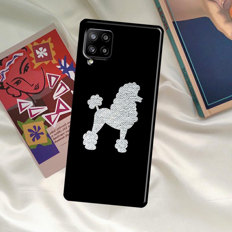 Poodle Dog Case For Samsung Galaxy A54 A06 A05 A16 A26 A36 A56 A53 A32 A52 A33 A13 A55 A35 A15 A14 A34