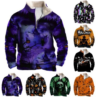 Spring And Autumn Men's Standing Collar Sweatshirt Is Outdoor Casual Sweaters Tops