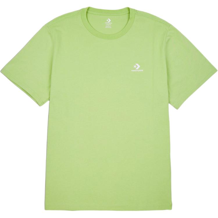 Converse Go to Embroidered Star Chevron T Shirt Unisex Vibrant Green 10023876-A23 XL