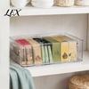 Desktop Storage Box Box, Clear PET Drawers Organizer, Stackable Space Modern Accessory Case Saving Case, for Office Stationery And Makeup Supplies