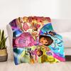 Dora Explorer Blanket Warmthful Decor Perfect for Sofa Office Bed Four Seasons Universal Digital Print Ideal Gift for Friends Family Couples Picnic