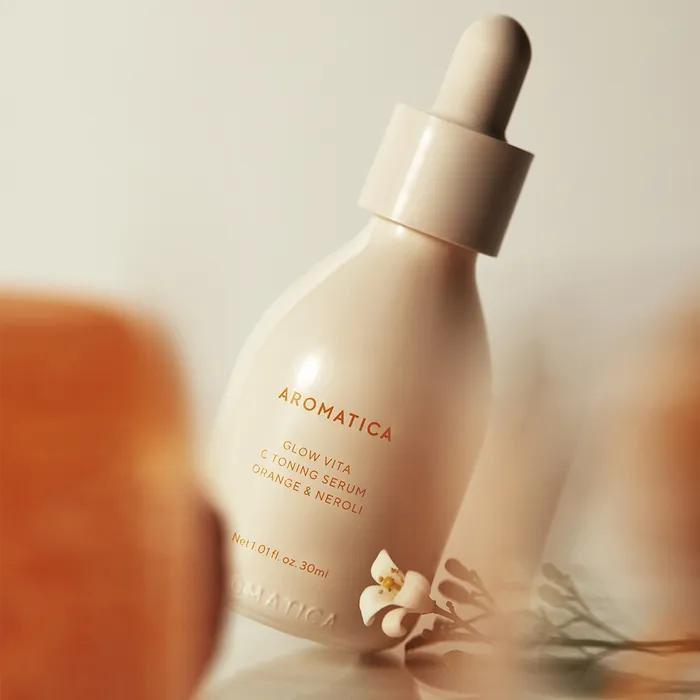 (Low-irritating Vitamin C) Glow Vita C Toning Serum Orange & Neroli 30ML