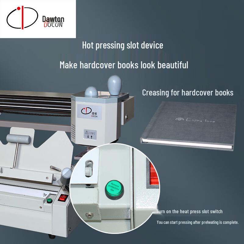 DOCON Desktop Manual Hot Melt Glue Binding Machines & Supplies CN Plug (adapter Included)