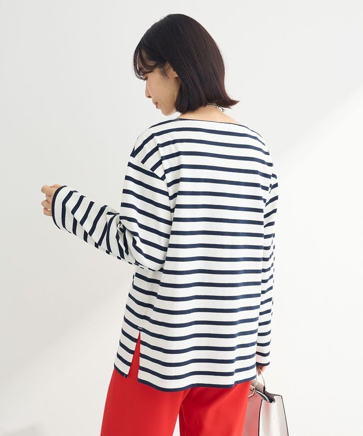 Lässige gestreifte Tunika für Dunkelmarine [Green Parks] Damen,