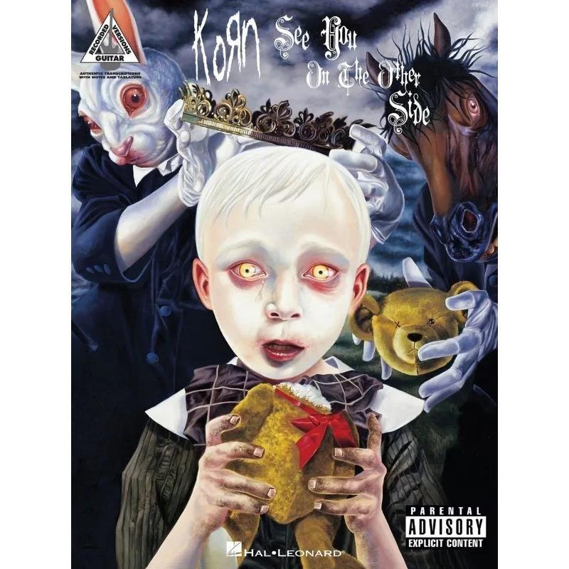 Korn Rockband Musikalbum Cover Leinwand Poster Druck Wandkunst Bild für Wohnzimmer Schlafzimmer Bar Café Heimdekor Akzent