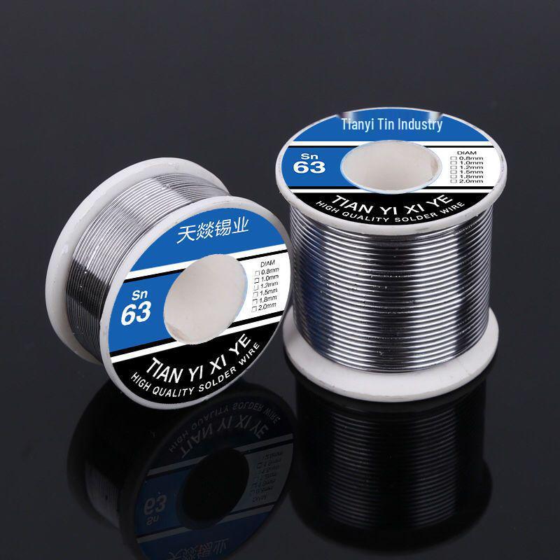 No-Clean Rosin Core Solder Wire, 1.0mm, High Brightness, Low Melting Point, Soldering and Welding Accessories.