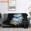 Tuna Fish Boat Boating Angler Rod Reel Off Shore Fishing Ultra-Soft Blanket Quilt Winter Sofa Cover Bed Covers