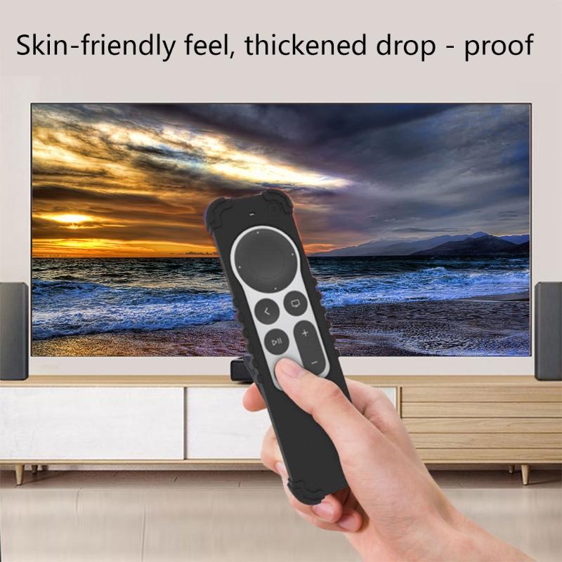 Anti-Lost Protective for Case for TV4/4K Remote Controller Anti-Slip Durable Sleeve Silicone Shockproof Cover