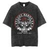 Women's TShirt Anime Baki Haman Tshirts Harajuku Vintage 100% Cotton Washed T Shirt For Men Hip Hop Streetwear Oversize944