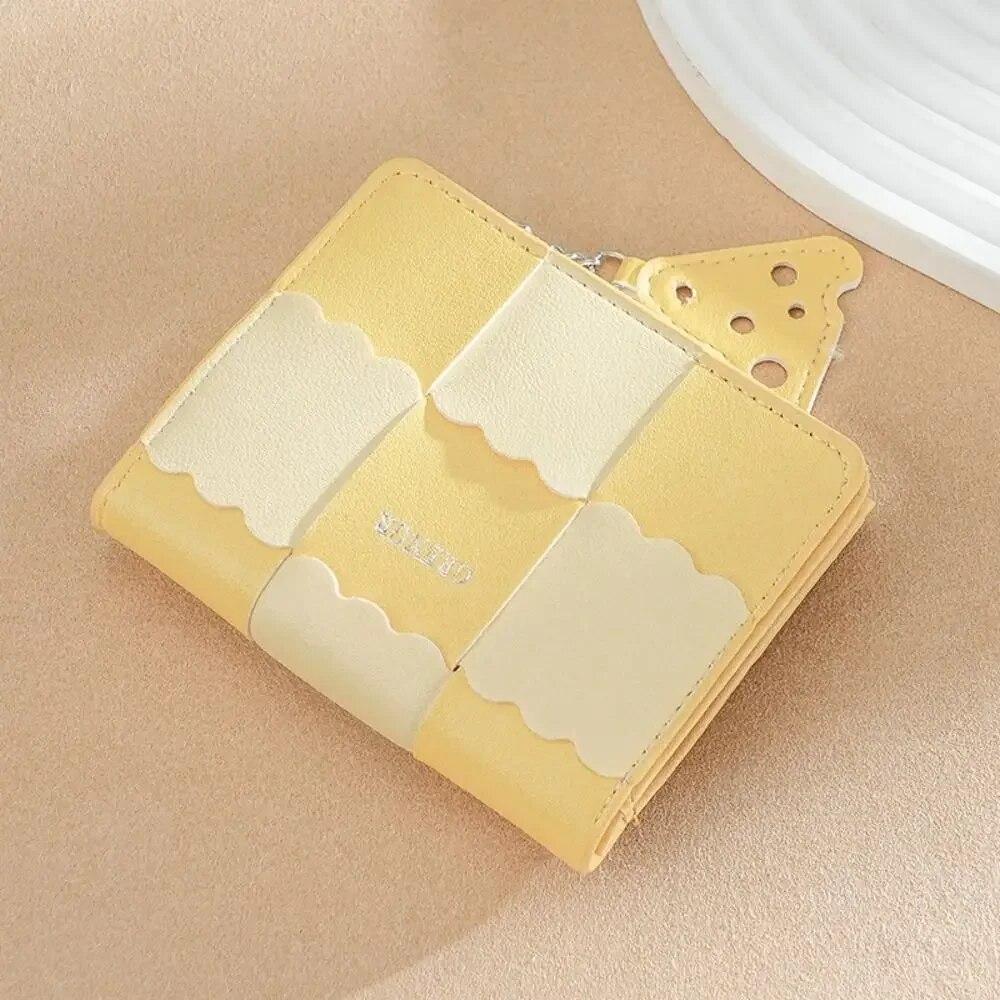 Women Wallets PU Leather Female Purse Mini Hasp Solid Multi-Cards Holder Coin Short Wallets Girls Slim Small Wallet Zipper Hasp