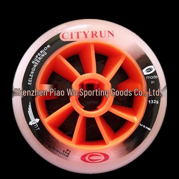 High Elastic Wear-Resistant Dual Hardness Pancake Inline Hockey Speed Skating Wheels