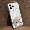 Card Slot Holder Silicone Wallet Pocket Case For Xiaomi Redmi Note 14 13 Samsung A54 A24 A34 Oppo A38 A58 A78 IPhone 14 15 16 Cover Clear Phone Bumper