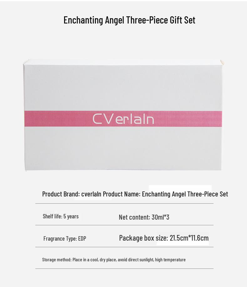 CVERIAIN Women's Perfume Set - Encounter Sweetheart, Bamboo Rhythm, Long-lasting Fragrance, Hot-selling Gift Box.