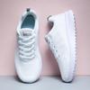 fashion 2024 Trendyol Four Seasons Mesh Shallow Mouth Round Toe Flat Sneakers Comfortable  Breathable Casual Sport Women's Shoes