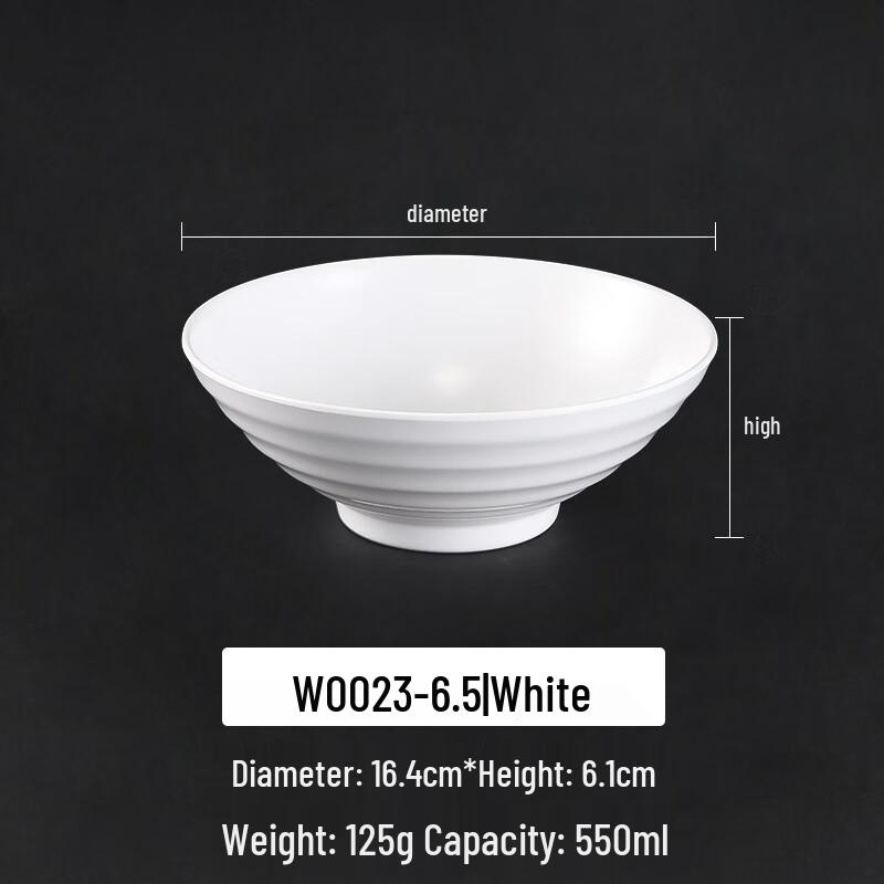 Morona Melamine Ramen Noodle Bowls (Pack of 10)