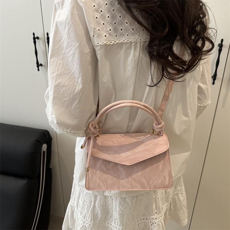 Fashionable Pu Small Crossbody Bag With Seaming Detail For Casual Wear And Teens