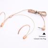 3.5mm Plug Headworn Microphone Adjustable Soft Tube Clear Audio Condenser Microphone Versatile Wired Connection