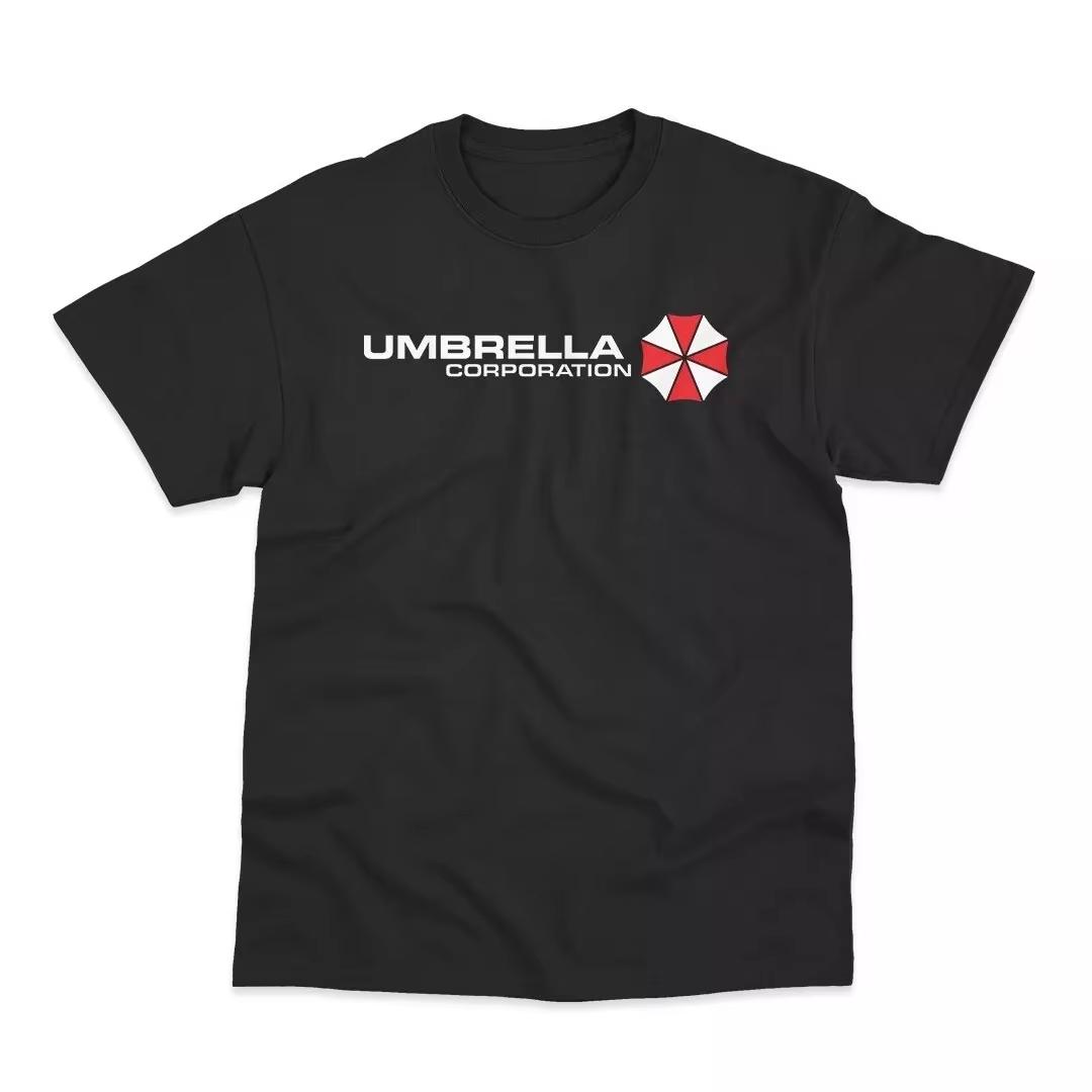 

Футболка с принтом Umbrella Corporation, вдохновленная Resident Evil, женская летняя футболка, черная повседневная хлопковая футболка M