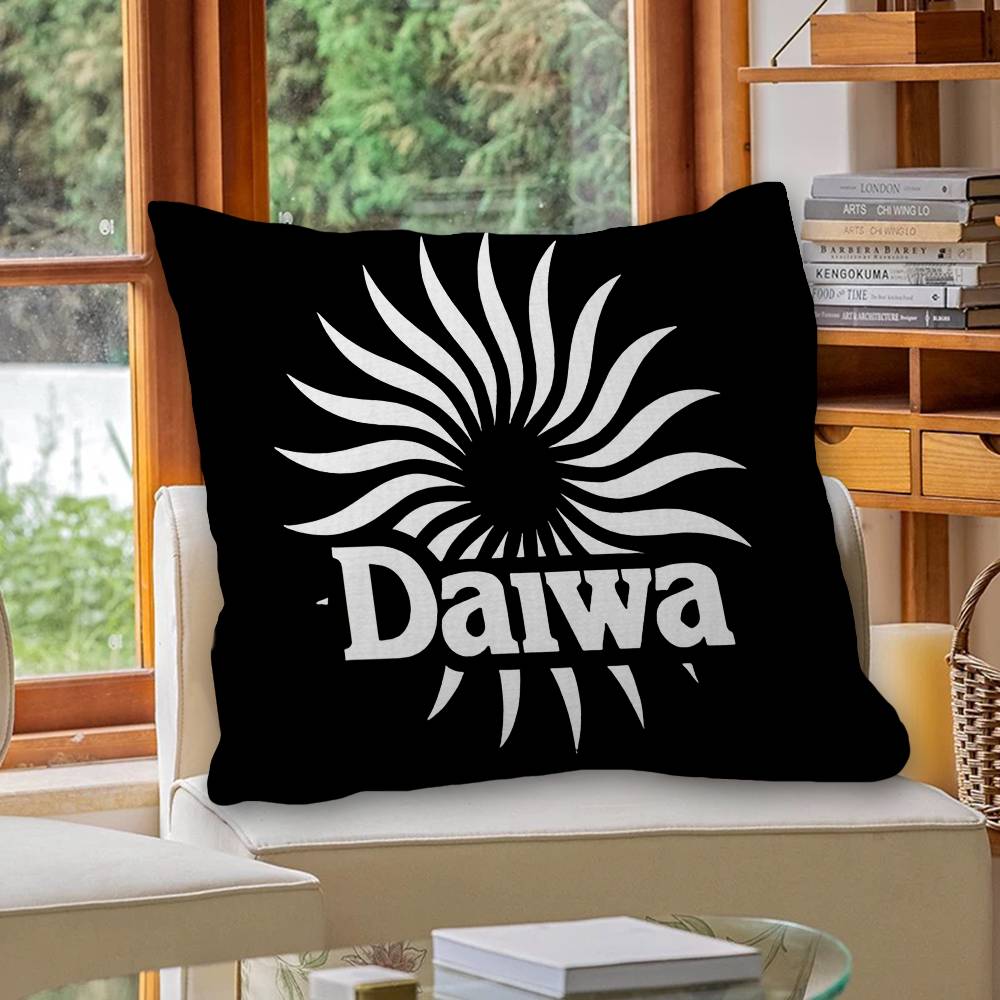 D-Daiwa-A F-FishingS LOGO Personalized Pillow Cover Kids Bedroom Wild Party Decor Pillowcase kid Birthday shower Gift