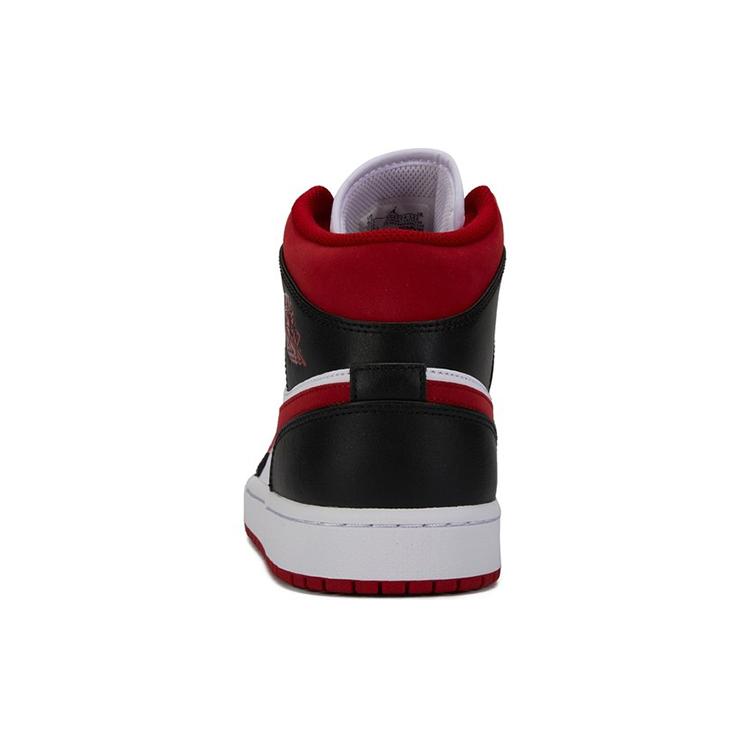 New JORDAN 1 Mid Gym Red Black White 554724-122