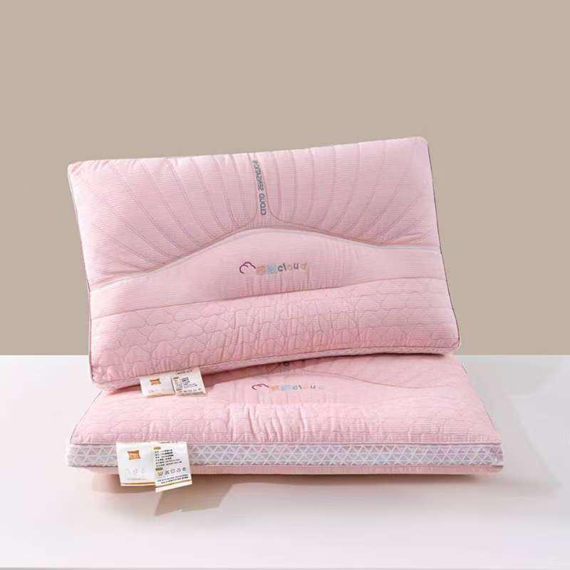 

Chenille Cloud-Feel Neck Support Sleep Aid Pillow for Dorm and Home 48*74cm - Low Pillow 800g