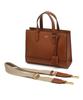 Hazzys Men Acc Brown Logo Contrast Crossbody Tote Bag Hjba6F890W3