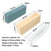 2.5/5L Square Rectangle Soap Making Mold Wooden Box Silicone Liner DIY 8KG Soap Mold With Wooden Box 8000ml Wood Soap Mould