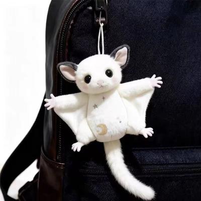 Pendentif Petite Souris Volante Douce Peluche Chauve-Souris Souris Porte-clés Peluche Miel Aile Volante Poupée Fille