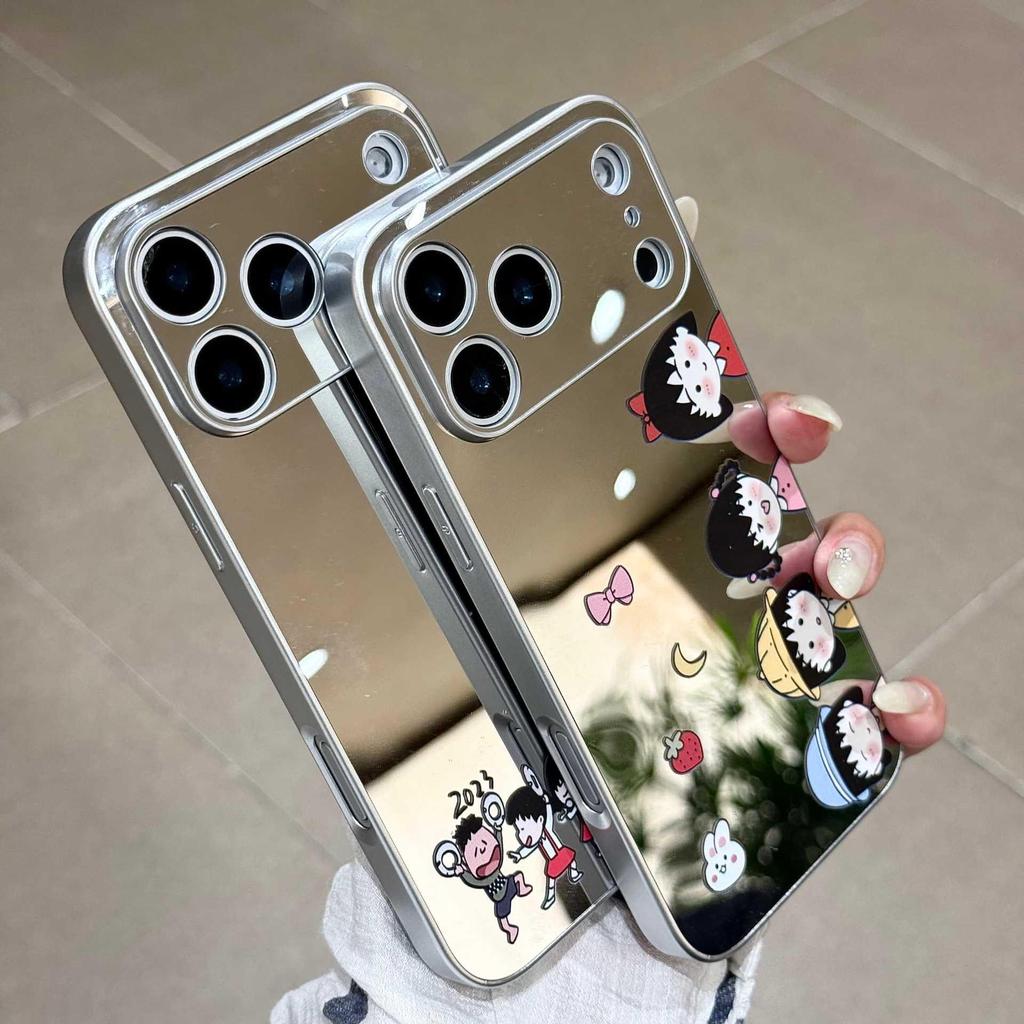 Chibi Maruko-chan iPhone 17 Pro Max Magnetic Protective Case - Cute Cartoon Cover, Apple Compatible