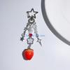 HX6F Multicolor Phone Lanyard Lovely Strawberry Pendant Keychain Anti-Lost Phones Chains Cellphones String Straps Accessory