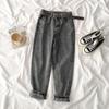 High-Waisted Women's Loose Straight Jeans - Elastic Slimming Harem Style (Spring/Autumn 2021)