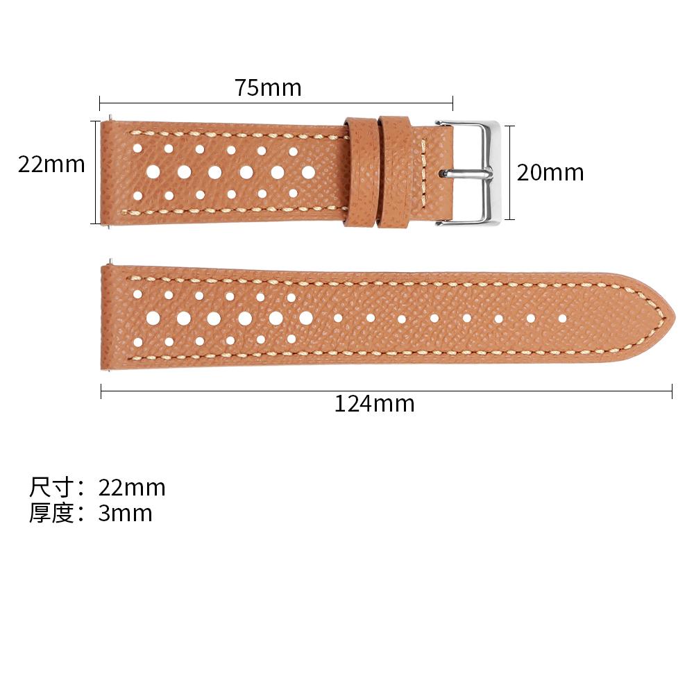 18mm 19mm 20mm 22mm Universelles Rindsleder Uhrenarmband Vintage Atmungsaktive Armbänder Schnellverschluss für Herren Damen Armband Gürtel Zubehör