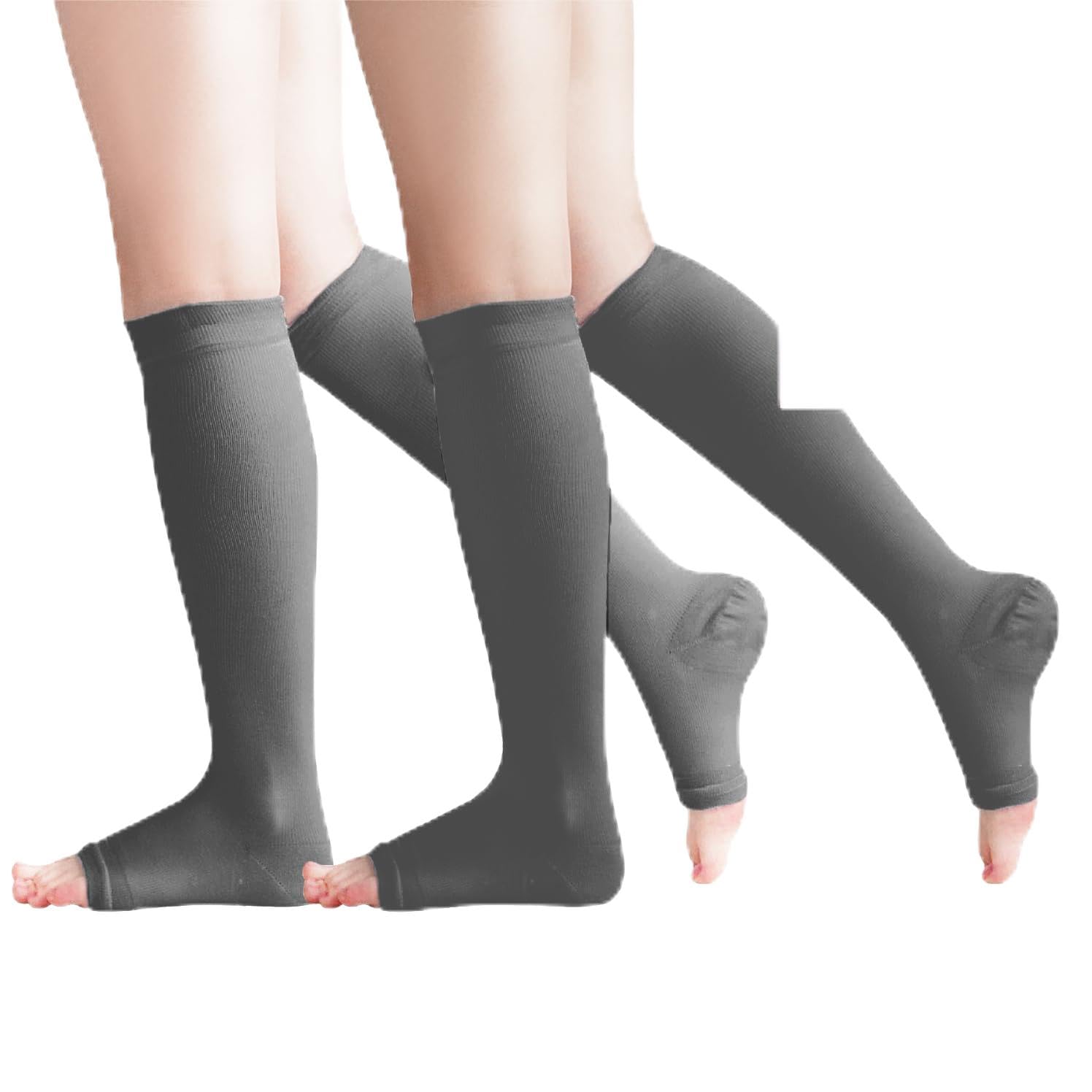 

Maison Peony Silk Blend Maternity Compression Socks for Nighttime One One Size Fits Below the Suitable for Postpartum Made in Japan of Charcoal