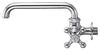 SANEI Horizontal Flexible Faucet with Cross Handle, JA20Y-13