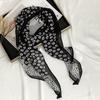 Scarf  for Women Versatile Neck Flower Scarf Versatile Striped Headband Hairband Scarf