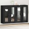 Wall Cabinets 2 pcs Black Oak Effect 69.5 x 34 x 90 cm