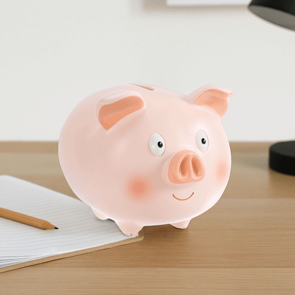Decorative Cartoon Piggy Money Boxes Anti Drop Piggy Model Piggy Bank Piggy Piggy Bank  Coins Cash