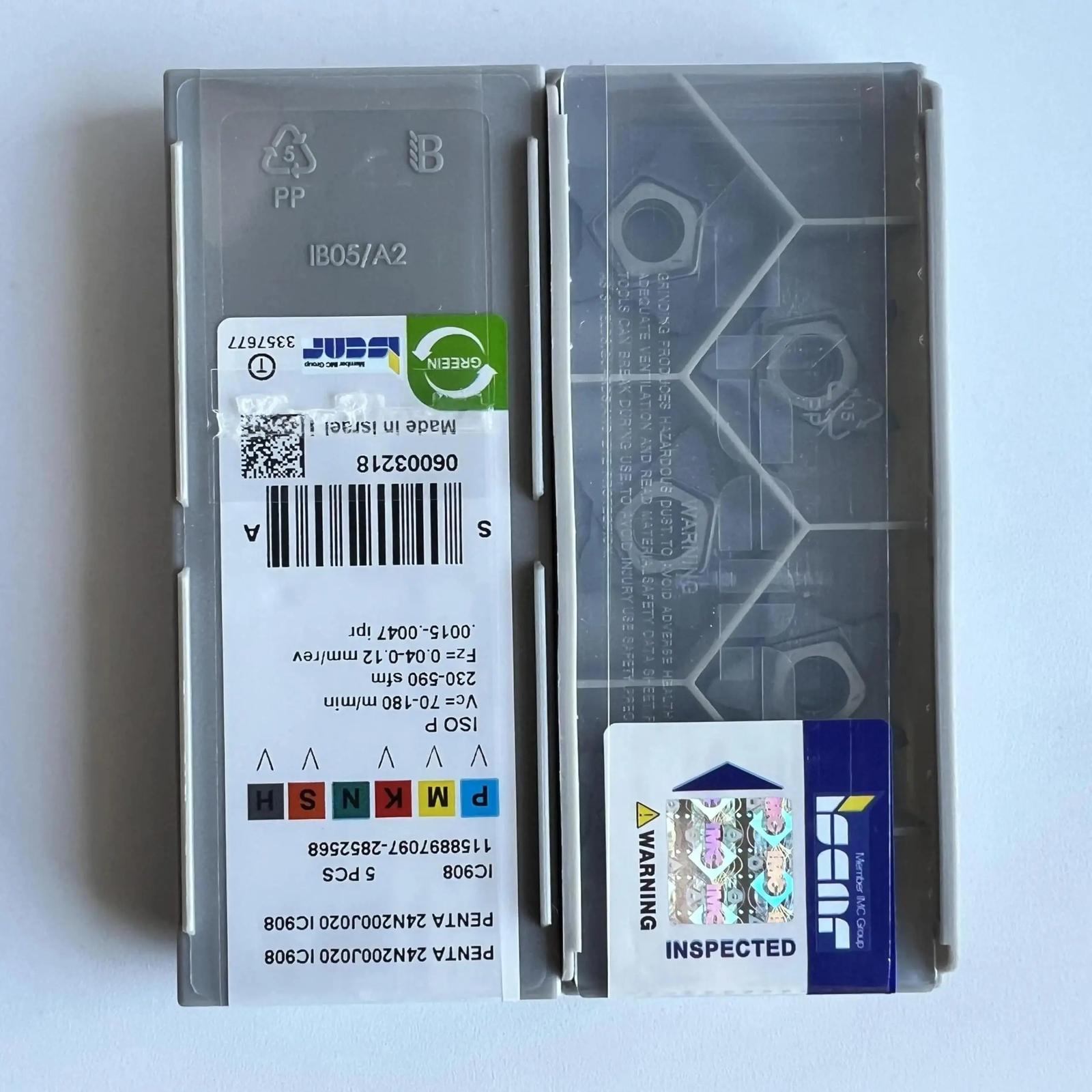

ISCAR / Original blade PENTA 24N200J020 IC908 /Carbide CNC Blade 5 Pieces
