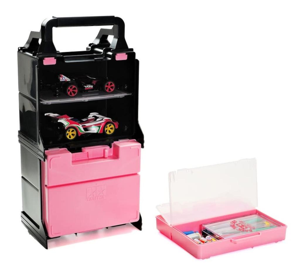 Tamiya Mini 4WD Limited Edition Mini 4WD Portable Pit 95547 (Pink)