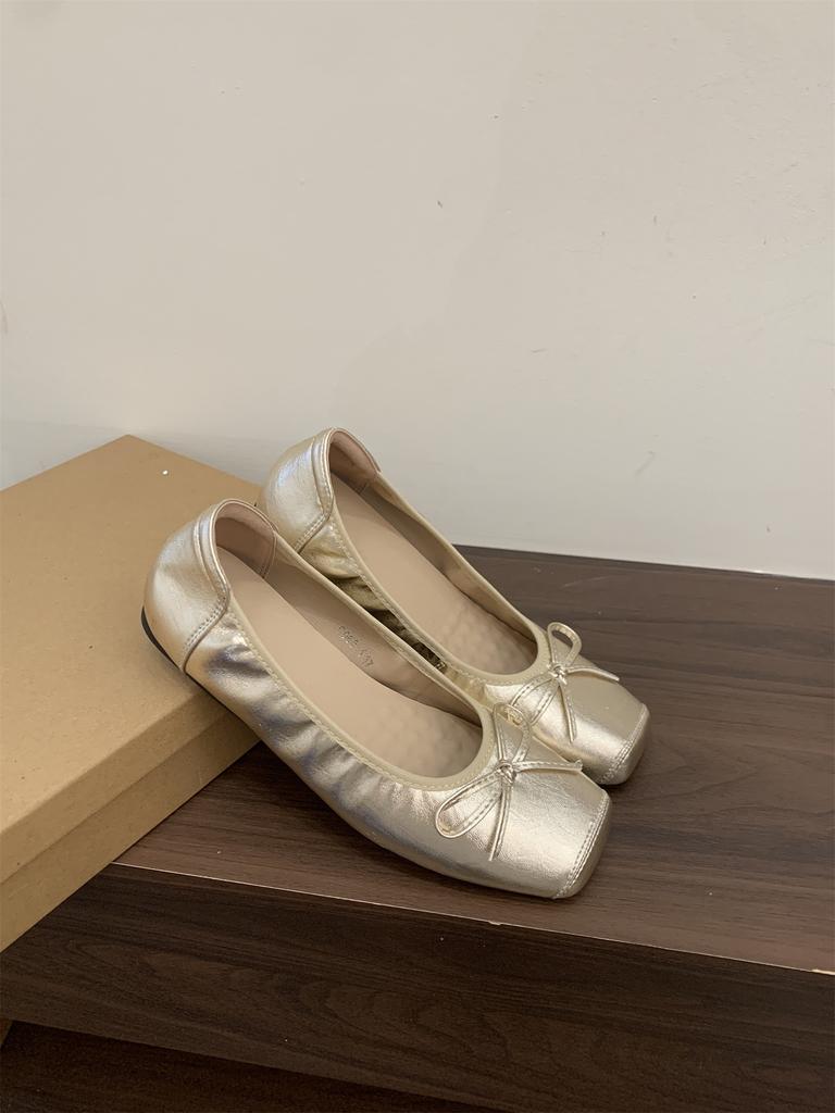 Butterfly Knot Girls Flat Driving Shoes Casual Women Loafers Moccasins Designer Slip On Boat Shoes Dancing Shoes Chaussure Homme