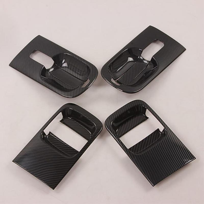 Upgrade For Hyundai Grand Starex H1 I800 2018- ABS Carbon Fiber Door Handle Bowl Cover 6Pcs/Set Car Accessories